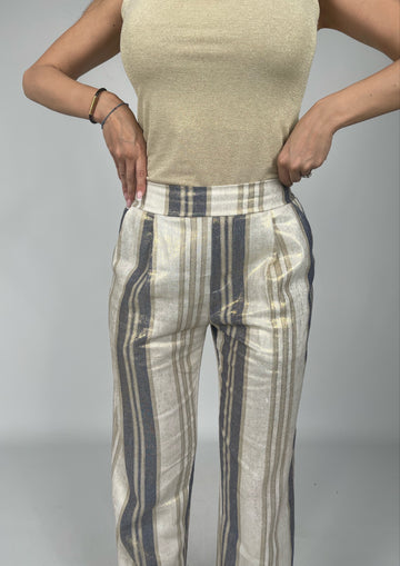 Pantalone Lino Lurex